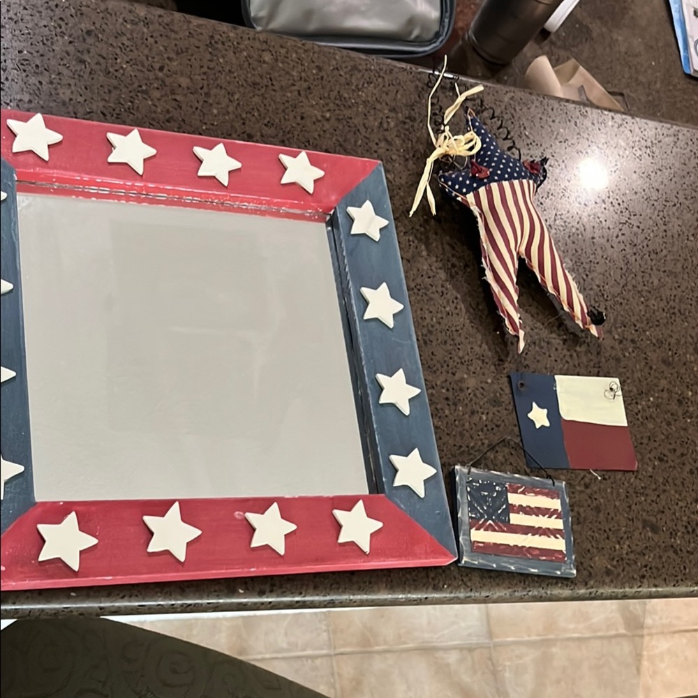 Patriotic Star Mirror
